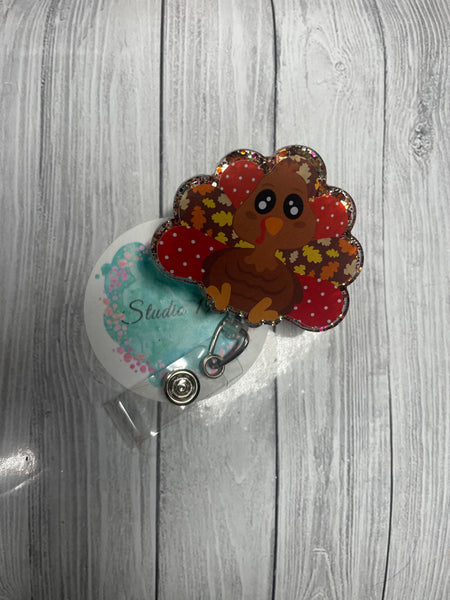 Turkey badge reel