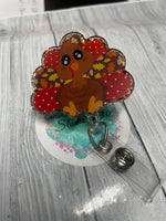 Turkey badge reel