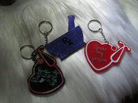 Stethopscope keychain *OR* Pharmacy technician keychain -- nurse gifts -- healthcare gifts