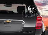 Nurse decal, nurse car decal, nurse life, nursing sticker, tumbler decal, nursing decal, glitter decal, pretty nurse decal