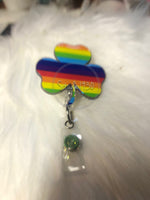 Clover badge reel — nurse badge reel