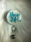 Nurse life badge reel — badge holder