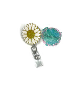Sunflower badge reel