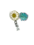 Sunflower badge reel