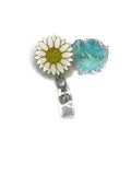 Sunflower badge reel